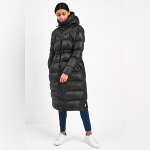 BRAND NEW ★ HUNTER LONG WINTER BLACK PUFFER JACKET COAT Women's Medium Oversized